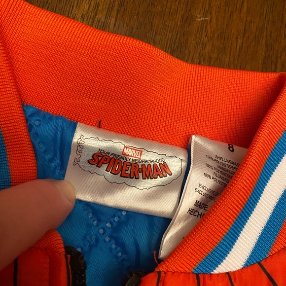 Marvel Red and Blue Superhero Kids Costume Jacket - Picture 5 of 10